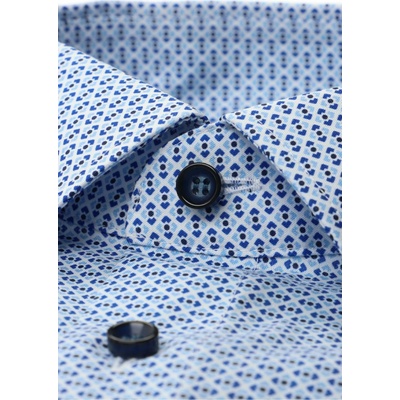 Marvelis Modern Fit pánská společenská košile 723014 11 modrá
