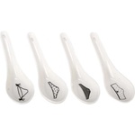 POLSPOTTEN Комплект купи с лъжици Undressed Bowls 200 ml (4 броя) (230.400.179)