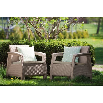 Allibert Corfu Duo 2 ks cappuccino / piesková