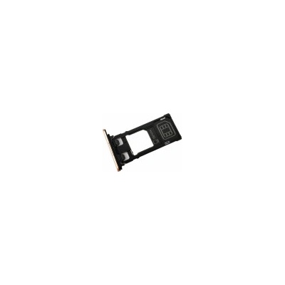 originální držák SIM + držák MicroSD Sony F8131 Xperia X Performance růžová
