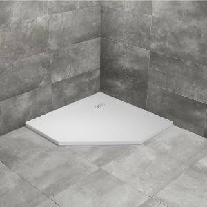Radaway Душово корито Radaway Kyntos PT 100x100 см, бяло, композитно, петоъгълно (HKPT100100-04)