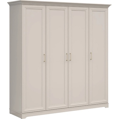 BRW Четирикрилен гардероб anga szf4d кашмир