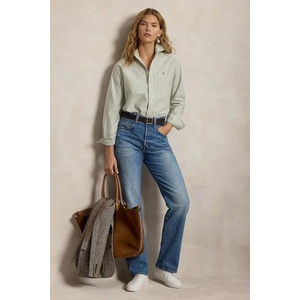 Ralph Lauren риза тип Оксфорд дамска от памук (211B21507) - answear - 332,30 лв