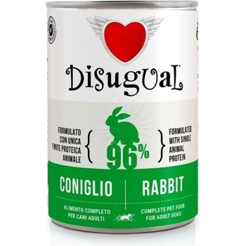 Image 1 of Disigual Консерва куче disugual 96% заек един източник на животински протеин, за пораснали кучета от всички породи - ЗАЕК, ПАСТЕТ