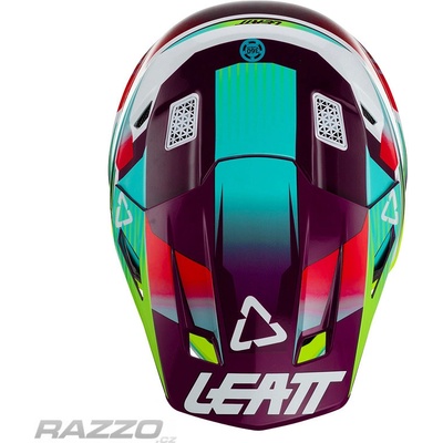 Náhradní kšilt helmy Leatt Visor Moto 8.5 V23 Neon