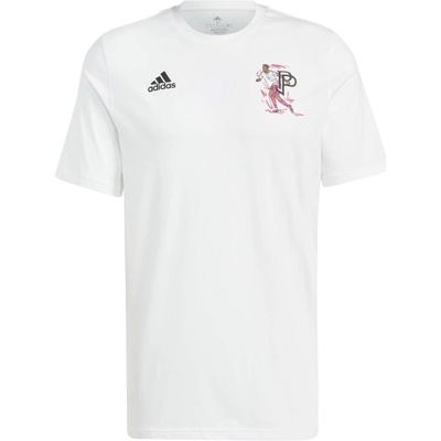 adidas tričko Pogba Graphic white