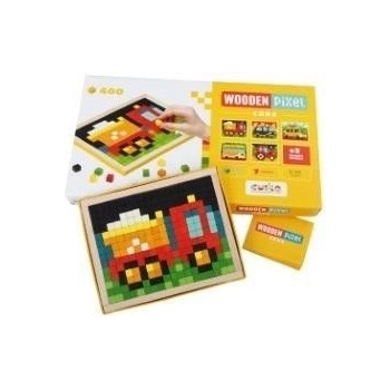 CUBIKA 14903 Pixel IV auta dřevěná mozaika