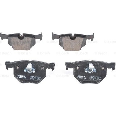BOSCH Sada brzdových platničiek kotúčovej brzdy 0986424766