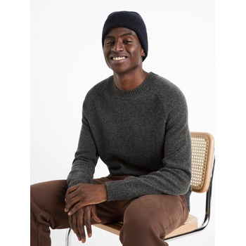 Celio Тъмно сив мъжки вълнен пуловер Celio Cevlna Celio | Siv | МЪЖЕ | M