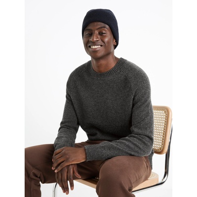 Celio Тъмно сив мъжки вълнен пуловер Celio Cevlna Celio | Siv | МЪЖЕ | M