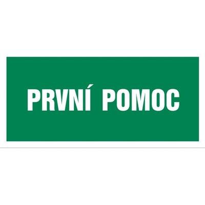 Značka První pomoc, samolepicí fólie, 100 × 210 mm BZ FT918