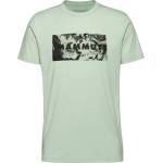 Mammut Мъжка спортна тениска Mammut Trovat T-Shirt Logo T-shirt - Silver Sage (216-5113-0312)