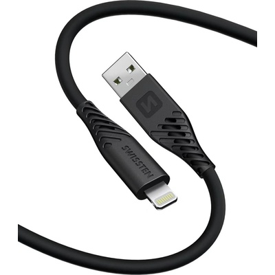 Swissten 71533010 USB / Lightning, 60W, 1,5m, černý