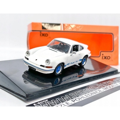 Carrera IXO Porsche 911 RS 2.7 1973 biela/modrá 1:43