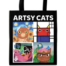 Artsy Cats Reusable Shopping Bag