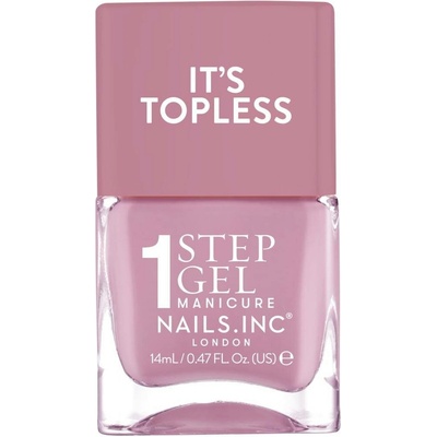 Nails.Inc Lak na nehty It’s Topless (Nail Polish) 14 ml Lily