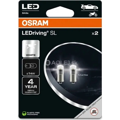 Osram T4W 12V 1W BA9s LEDriving SL 2 ks