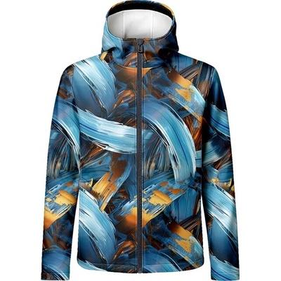 Takoy Panel se střihem 42 dámská softshell bunda podzimní geometrie