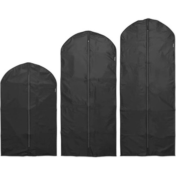 Brabantia Комплект калъфи за дрехи Brabantia 1005662, M/L/XL, 60x100/135/150 см, Цип, Черен (1005662)