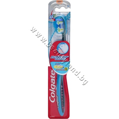 Colgate Четка за зъби Colgate 360° Total Advanced Floss Tip, p/n CO-1111660 - Четка за зъби за цялостна грижа за устната кухина (CO-1111660)