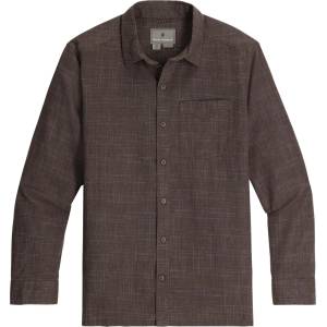 Royal Robbins Мъжка риза с копчета Royal robbins Hempline Spaced L/S Shirt - Seal Brown (033-2705-0411)