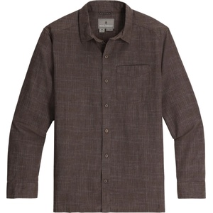 Royal Robbins Мъжка риза с копчета Royal robbins Hempline Spaced L/S Shirt - Seal Brown (033-2705-0411)