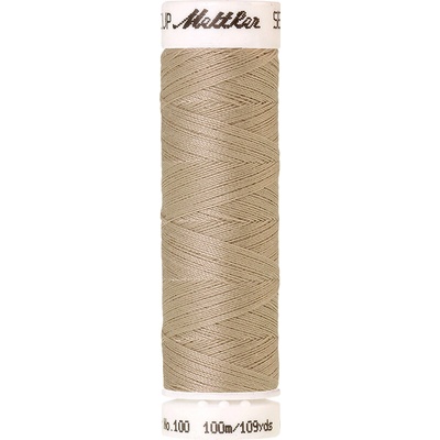 Nitě SERALON 100m na univerzální šití, polyester AMANN Mettler - více barev 6677: 0326 světlá béžová