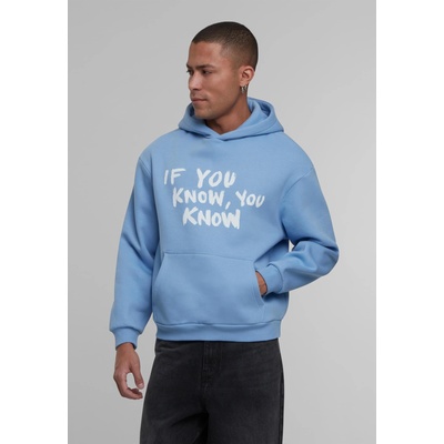 Mister Tee If You Know Fluffy Hoody powderblue XXLUB-MT3658-18327 - Бял, размер 4XL