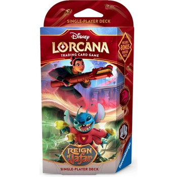 Ravensburger Disney Lorcana TCG: Reign of Jafar Starter Deck - Mulan & Stitch (11098544-1)