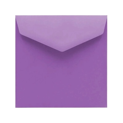 Poštová obálka fialová 155x155mm