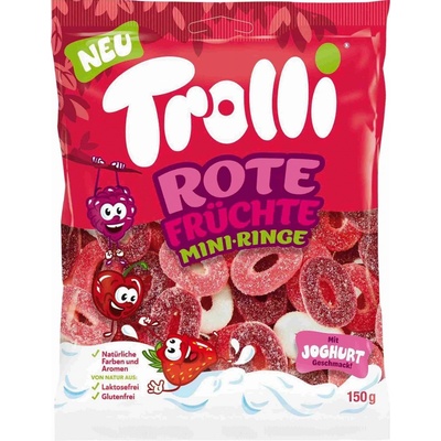 Trolli Rote Früchte Mini Ringe 150 g