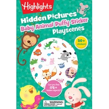 Baby Animal Hidden Pictures Puffy Sticker Playscenes Highlights