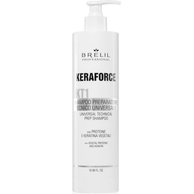 Brelil Professional Keraforce pred-šampónová starostlivosť pre všetky typy vlasov 500 ml