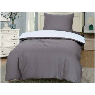 Sconto obliečky LORENZO sivá/krémová 70x90 140x200