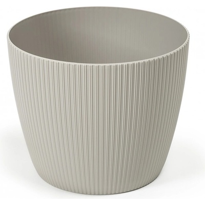 Lepaso Plastový květináč Magnolia Jumper 140 mm taupe