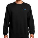 Nike Мъжки пуловер Nike Club BB Crew Jumper - Black / Football Blue - размер S (017-4499-0412)