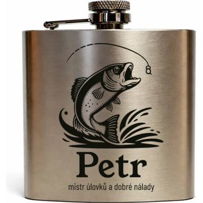 Nerezová placatka 180 ml Mistr úlovků a dobré nálady