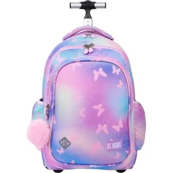 St. Majewski St. Right Pink Butterflies ученическа раница с колела