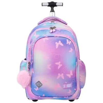 St. Majewski St. Right Pink Butterflies ученическа раница с колела