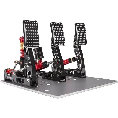 Simagic Crimson Edition, Hydraulic Tri-pedal Set, 200kg Loadcell, Standard Throttle Plate. S310 (P2000-S200R)