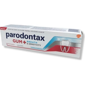 Parodontax паста за зъби, Gum+Breath & Sensitive, 75мл