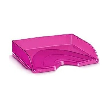 CEP Pro Happy odkladač na šírku transparentný ružový