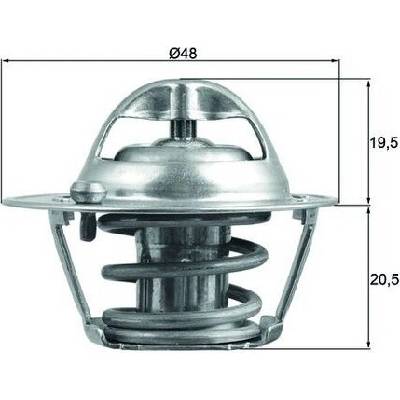 Termostat, chladivo MAHLE TX 204 82D TX 204 82D