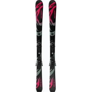Salomon Детски ски за спускане със ски автомати Salomon QST Jr Black M + L6 GW black/neon punch