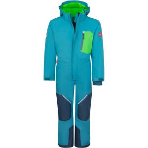 Trollkids Детска грейка Trollkids Kid's Isfjord Snowsuit XT Overall - Dark Marine / Mystic Blue / Fresh Green - размер 92 (EU) (702-4384-0212)