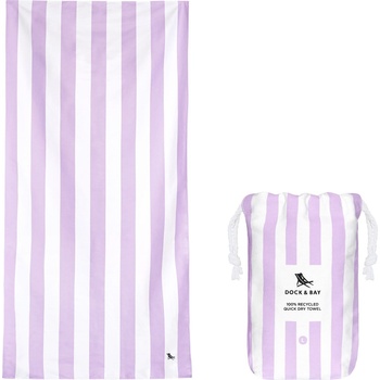 Dock & Bay Плажна кърпа бързосъхнеща 90 x 160 см, лилава (TOWLB-CAB-LG-LTPPL-R)