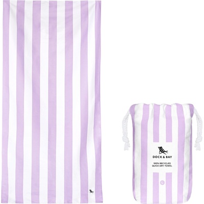 Dock & Bay Плажна кърпа бързосъхнеща 90 x 160 см, лилава (TOWLB-CAB-LG-LTPPL-R)