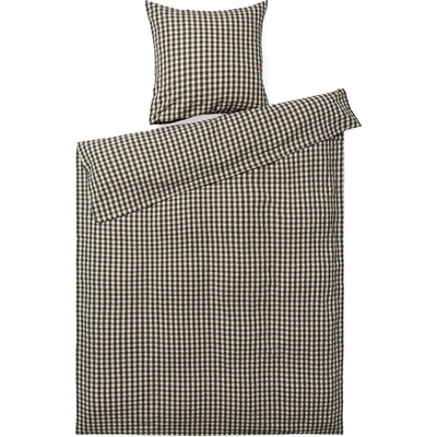 Juna Спално бельо Bæk & Bølge с калъфка за възглавница 60 x 63 cm 140 x 220 см черно и бежово (637093)