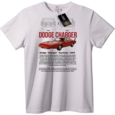 NOONEBRAND Тениска Dodge Charger 1969 - XL, Black