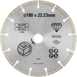 STANLEY - Диамантен режещ диск за бетон 125x22, 2 мм STA38107-XJ (STA38107-XJ)
